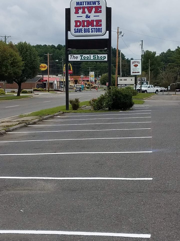 Painted Parking Lot